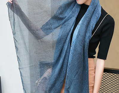 Svileni ženski šal u boji-više modela