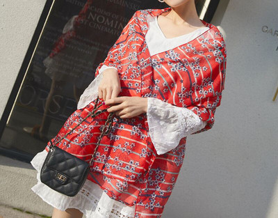 Svileni ženski šal u boji-više modela