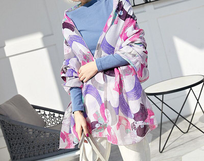 Svileni ženski šal u boji-više modela