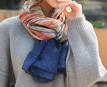 Svileni ženski šal u boji-više modela