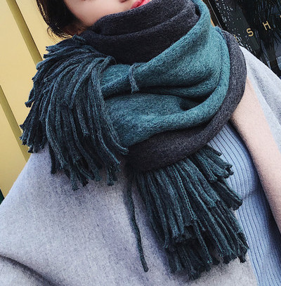 Casual ženski vuneni zimski šal sa resama u više boja