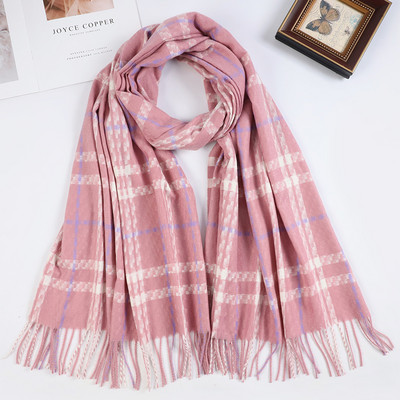 Novi model ženske karirane marame sa resama