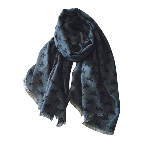 Ležeran ženski šal za jesen i zimu