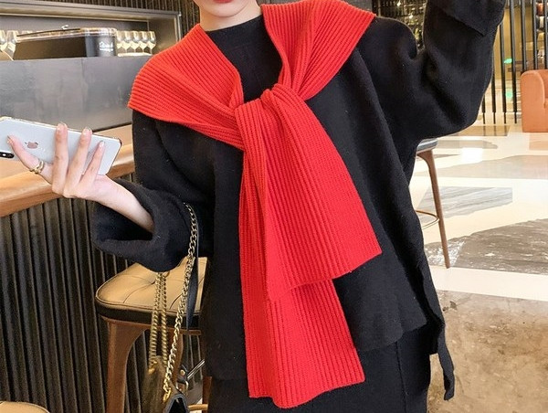 Svakodnevni ženski zimski šal + kapa u više boja