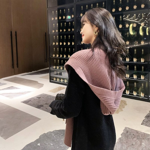 Svakodnevni ženski zimski šal + kapa u više boja