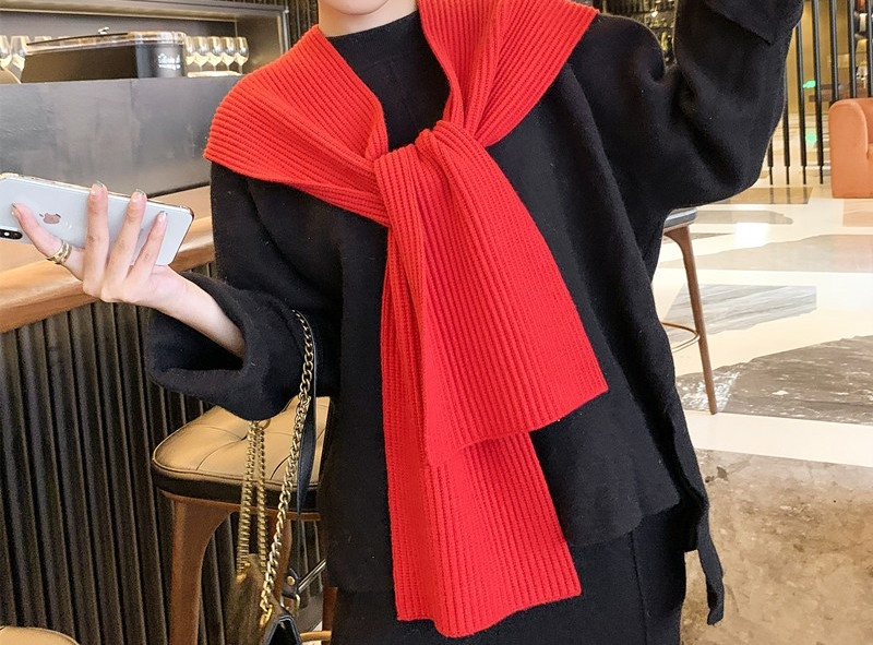 Svakodnevni ženski zimski šal + kapa u više boja