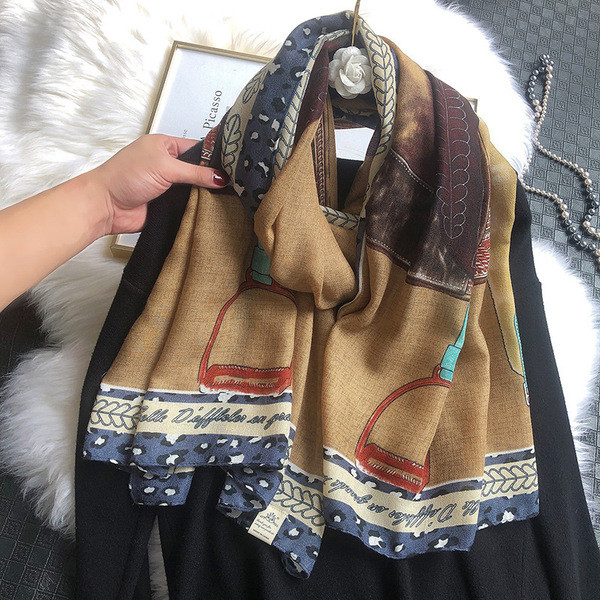 Casual svileni ženski šal