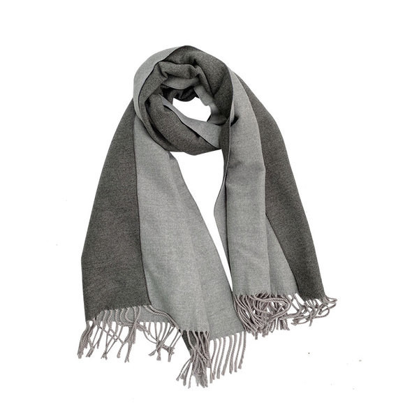 Dvostrana zimska ženska marama sa resama u više boja