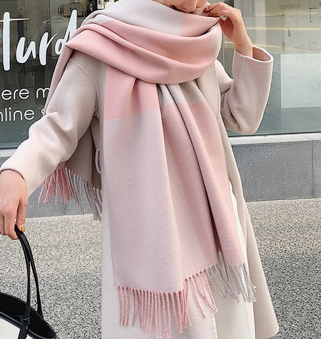 Novi model zimske ženske marame sa resama u raznim bojama