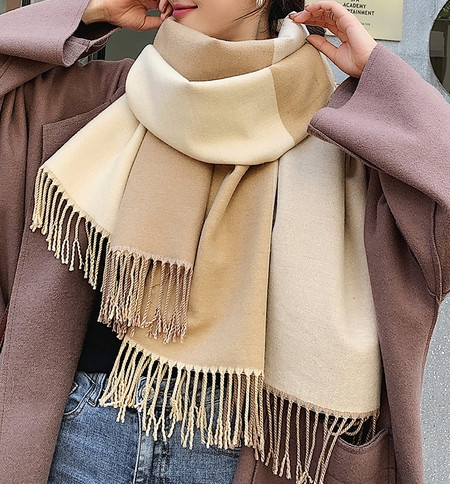 Novi model zimske ženske marame sa resama u raznim bojama