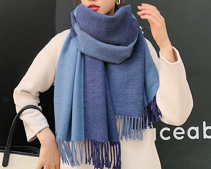 Novi model zimske ženske marame sa resama u raznim bojama