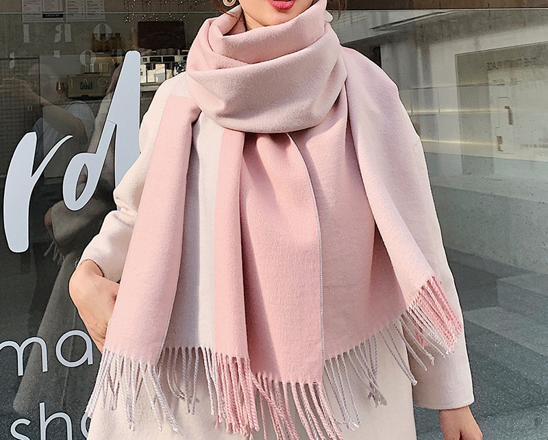 Novi model zimske ženske marame sa resama u raznim bojama