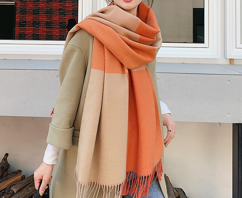 Novi model zimske ženske marame sa resama u raznim bojama