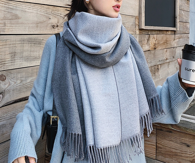 Novi model zimske ženske marame sa resama u raznim bojama