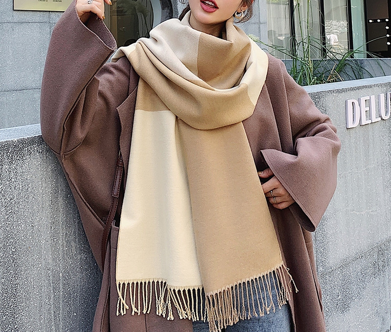 Novi model zimske ženske marame sa resama u raznim bojama