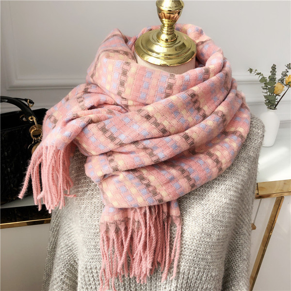 Šareni ženski casual šal s resama