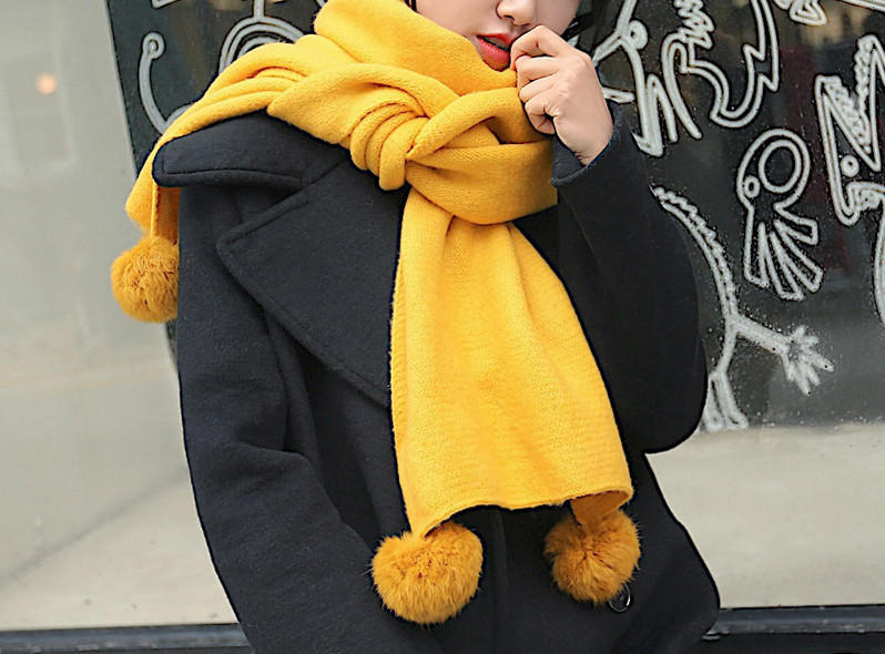 Ženski zimski šal s perom