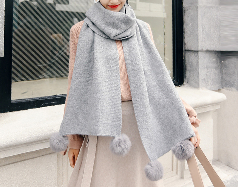 Ženski zimski šal s perom