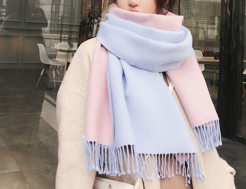 Ležerna ženska marama s resama pravokutnog oblika - dva modela