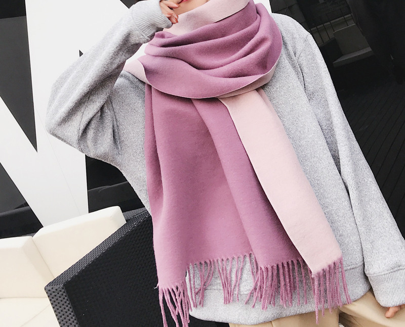 Ležerna ženska marama s resama pravokutnog oblika - dva modela