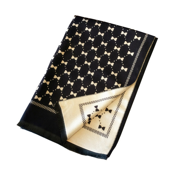 Eșarfă modernă de mătase de damă cu motive colorate