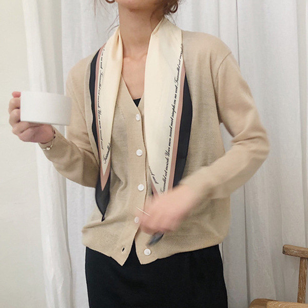 Ležeran ženski svileni šal za jesen i zimu