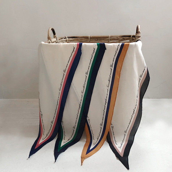 Ležeran ženski svileni šal za jesen i zimu