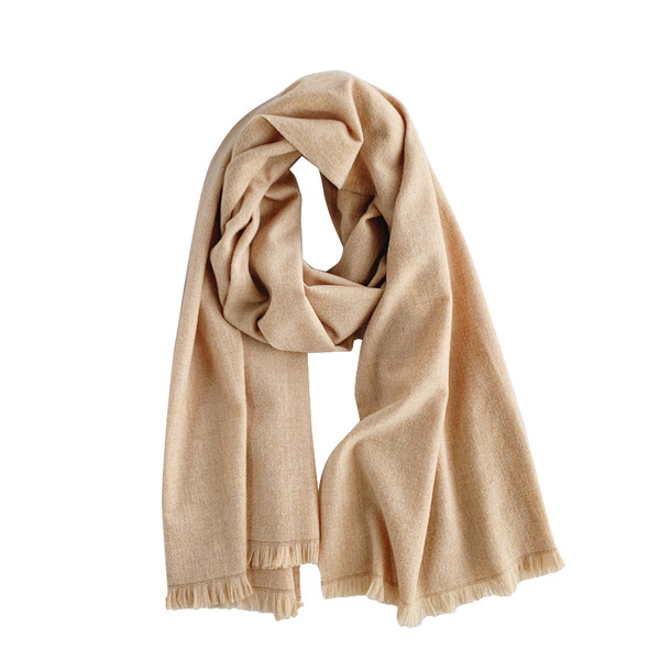 Vienspalvis stačiakampio formos moteriškas šalikas
