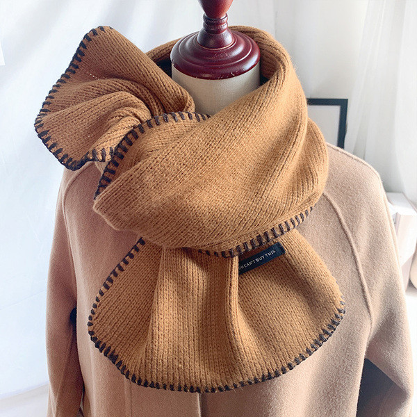 Jesen-zima vuneni ženski šal običan model u više boja