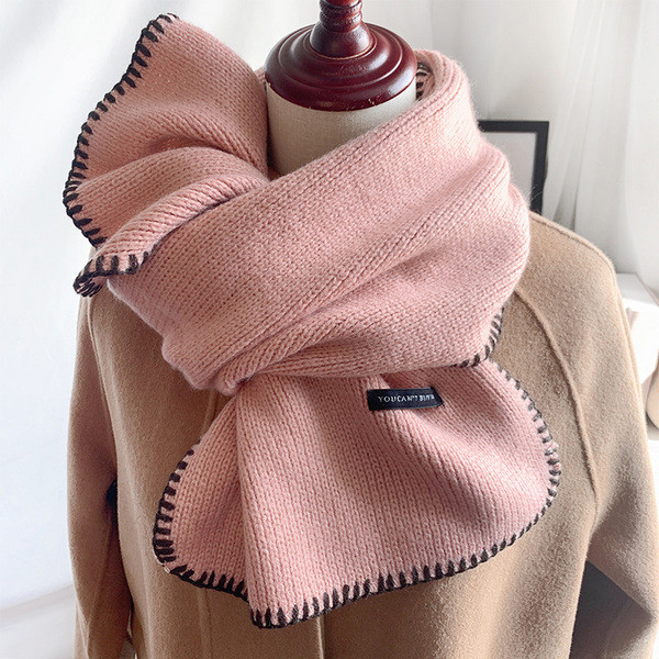 Jesen-zima vuneni ženski šal običan model u više boja