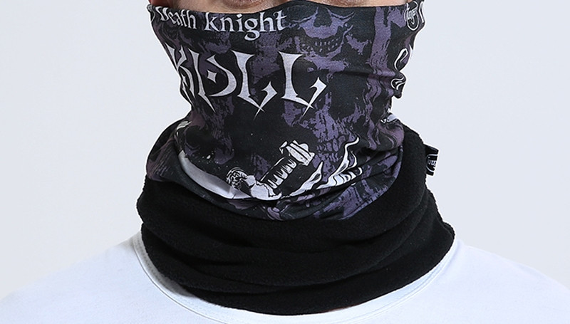 Ležerni zimski šal s uzorkom u boji pogodan za muškarce i žene