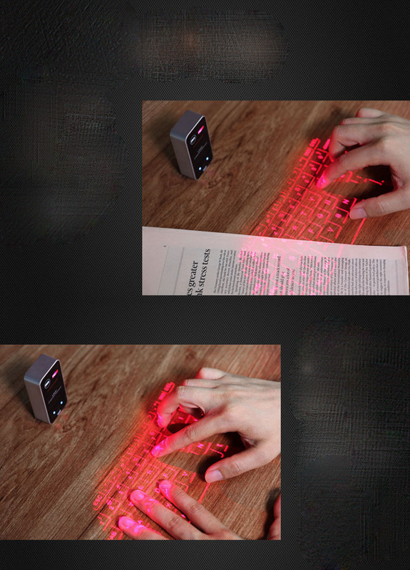 Laserska virtualna tipkovnica s Bluetooth vezom za telefone i tablete