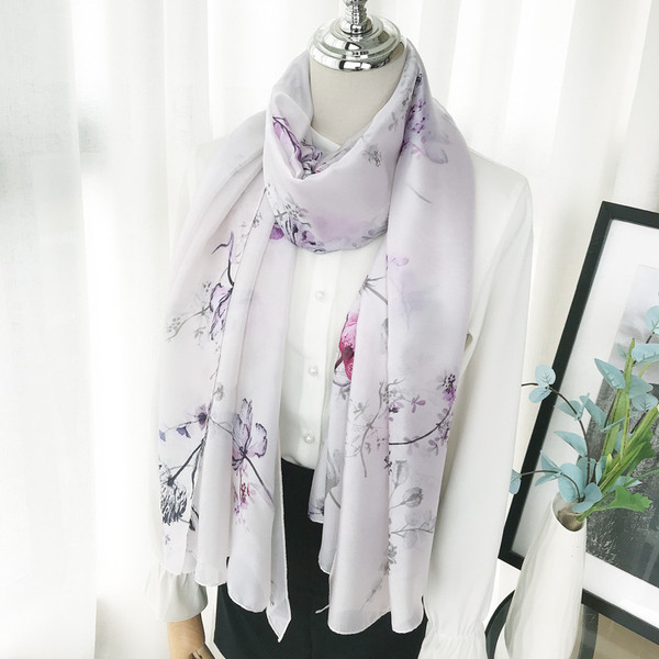 Ženska ležerna marama sa cvjetnim uzorkom - dva modela