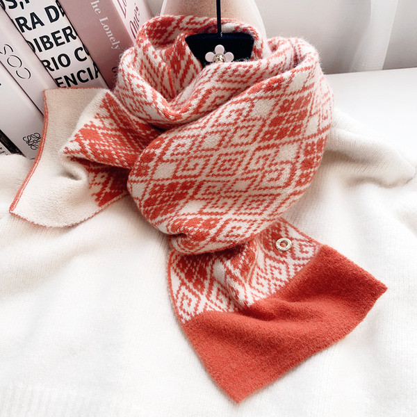 Ženski zimski vuneni šal u četiri boje