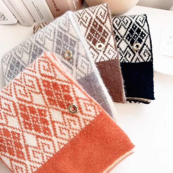 Ženski zimski vuneni šal u četiri boje