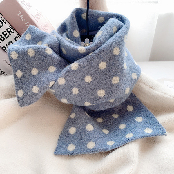 Novi model ženske zimske marame na točkice u više boja