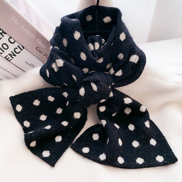 Novi model ženske zimske marame na točkice u više boja