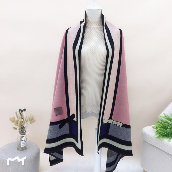 Ženski jesensko-zimski šal od imitacije kašmira
