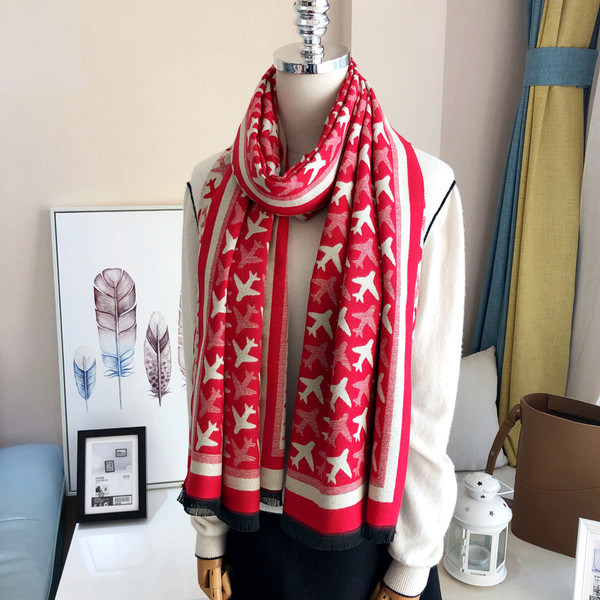 Novi model zimske ženske marame sa desnim ravnima