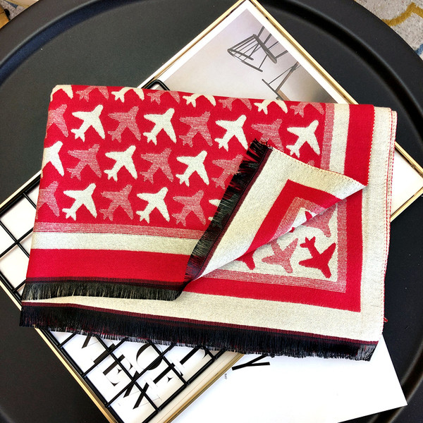 Novi model zimske ženske marame sa desnim ravnima