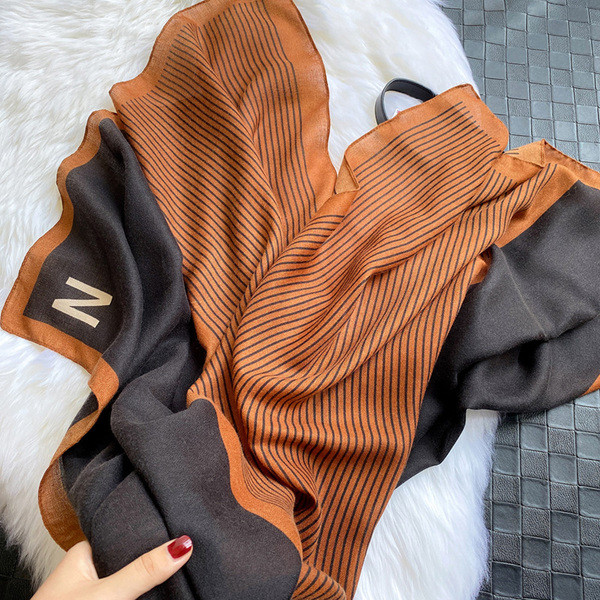 Ženski pamučni šal za jesen i proljeće u dvije boje