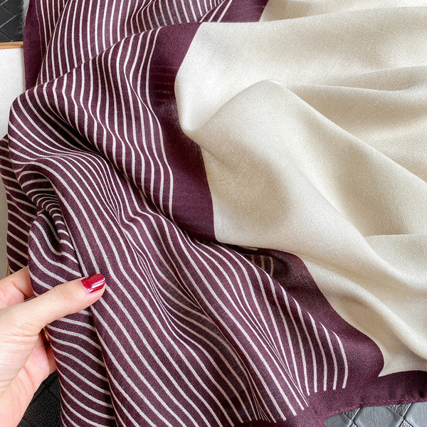 Ženski pamučni šal za jesen i proljeće u dvije boje