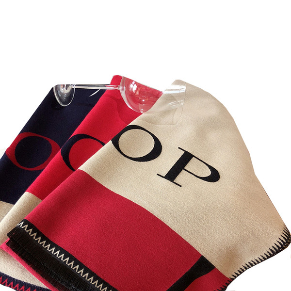 Nagy női sál télire, téglalap alakú