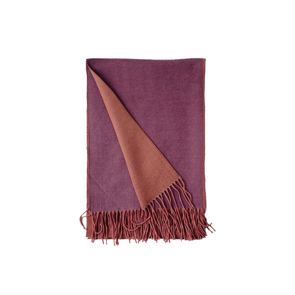 Alkalmi női sál télre, rojtokkal