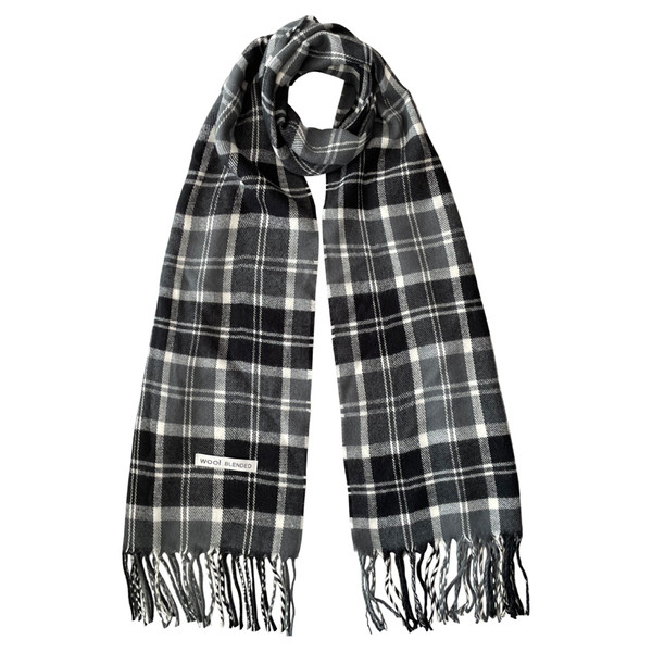 Dnevni zimski ženski šal s resama