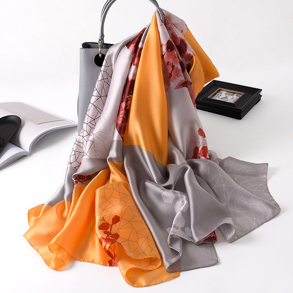 Színes női selyemsál