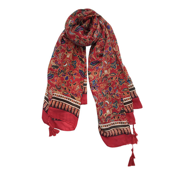 Új modell női színes bojtos sál