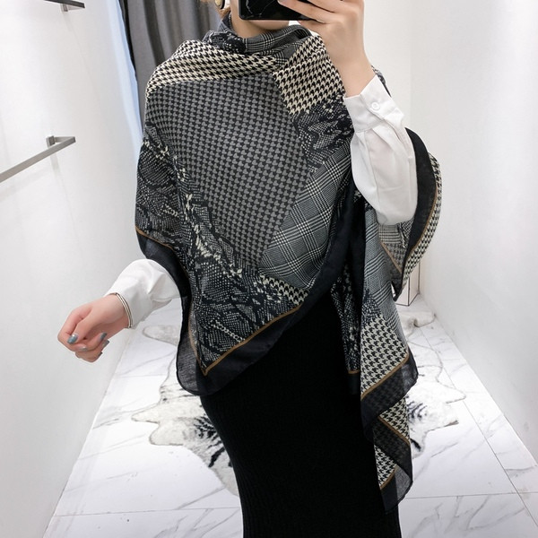 Raznobojni ženski, dugi šal - pogodan za jesen i zimu