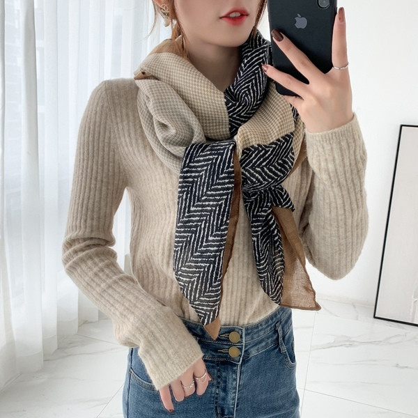 Elegáns női sál retro stílusban - három színben