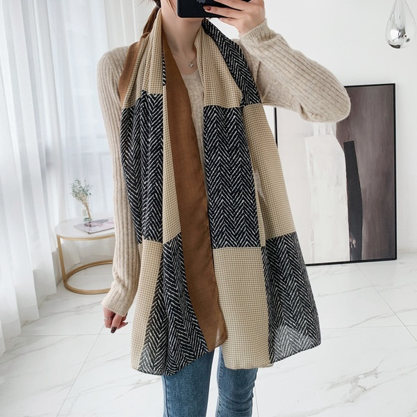 Elegáns női sál retro stílusban - három színben